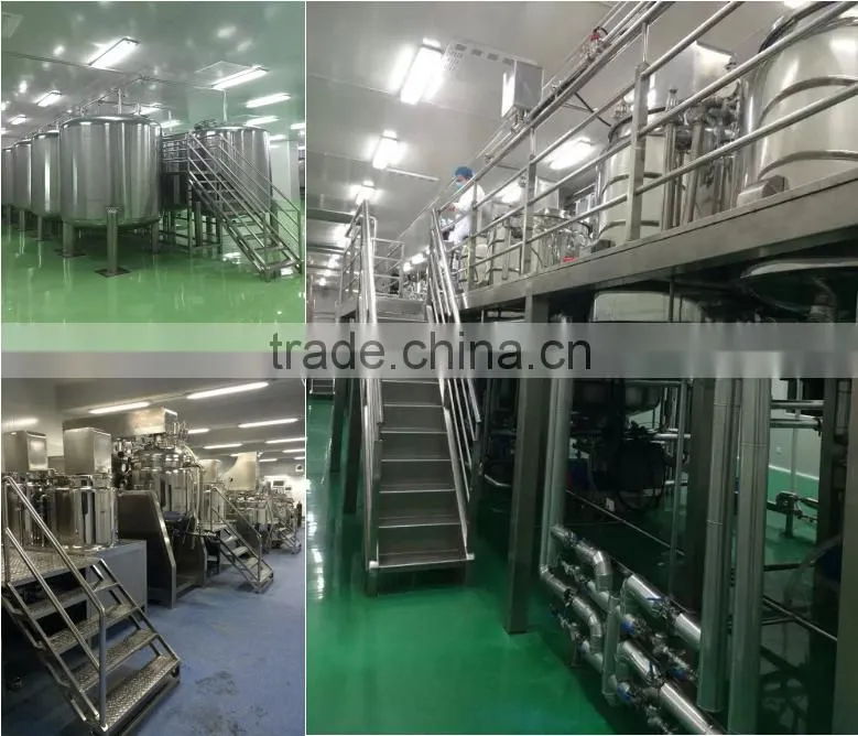 China supplier Shangyu Hot-sale High shear stainless steel cosmetic emulsifying mixer tank