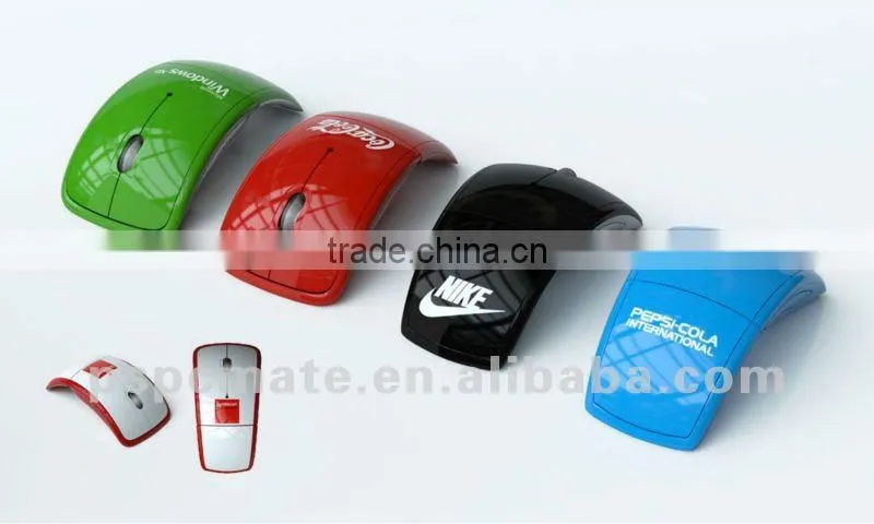 Custom 2.4G Wireless Foldable Folding Optical Mouse Mice for Shenzhen factory direly sale