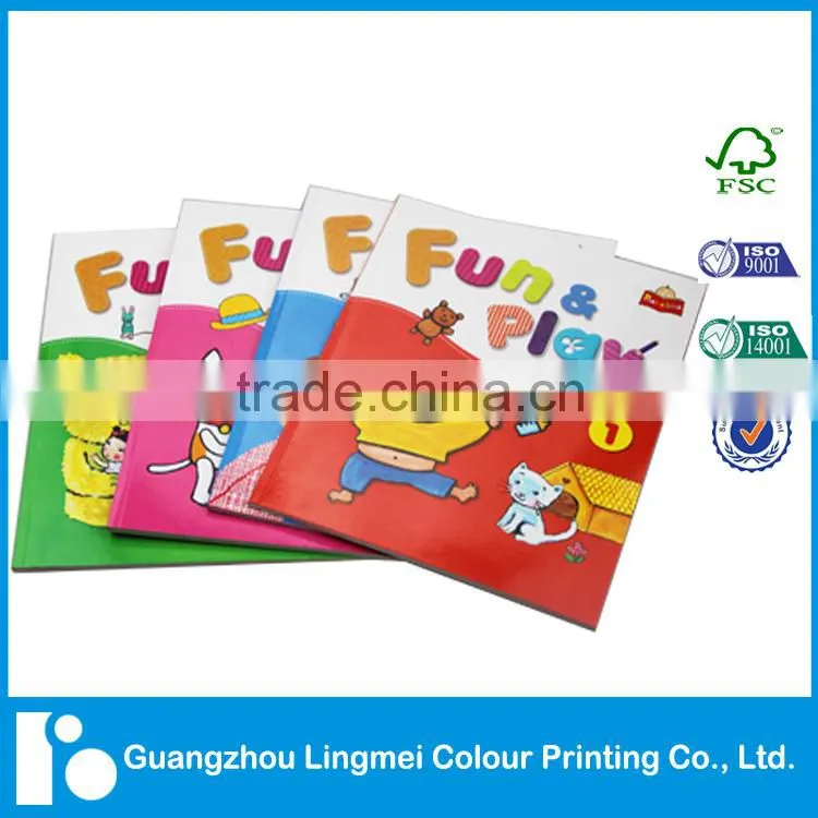 Quality Custom Colorful Softcover Child Book Factory Print