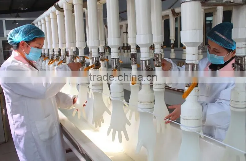 Hot sell! high quality latex examination gloves, disposable gloves, latex gloves, powder latex glove