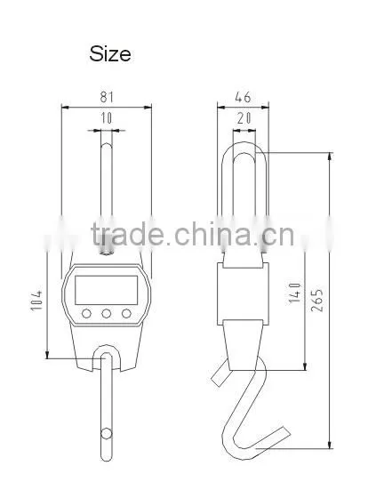 electronic digital hand scale
