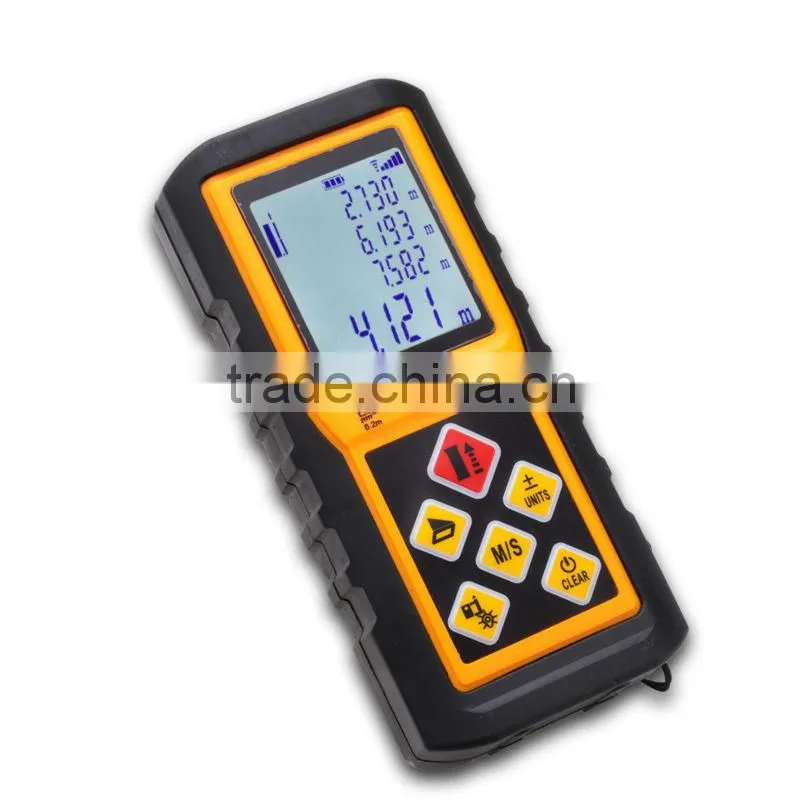 Area Volume Measurer Range Finder Accuracy 1mm 100m/328ft Laser Distance Meter