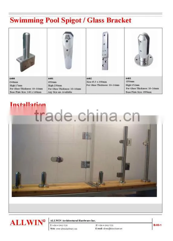 Standoff Glass Hardware