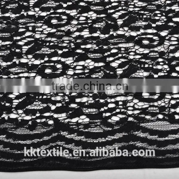 New arrival 2014 best price 50%Nylon 50%Cotton cord lace/net lace fabric
