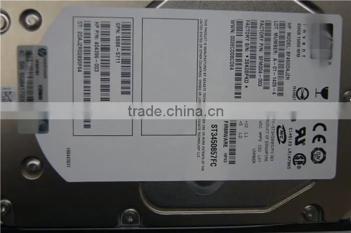 Hot Sale AG803B 450GB 15K 3.5 HDD For HP YN
