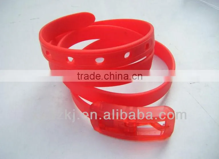 Fashion Silicone Belt 125cm Waist Size for Men and Women