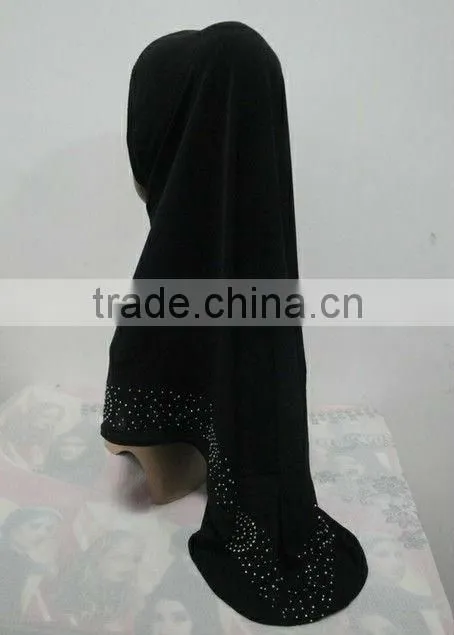 H148 new style muslim hijab,pull on hijab