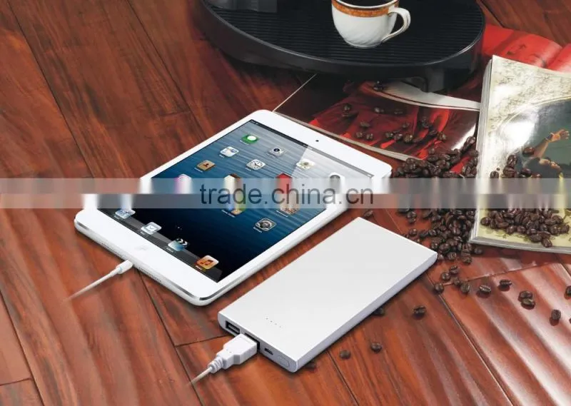 Silver 12000mah wst power bank li-polymer battery best quality and competitive price 12000mah