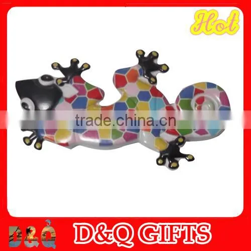 Resin souvenir lizard fridge magnet