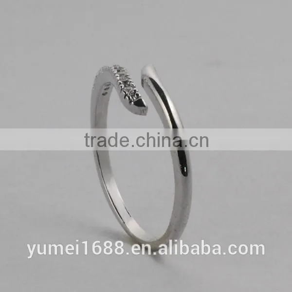 HOT SELLING!!! Newest Style Crystal single stone finger rings