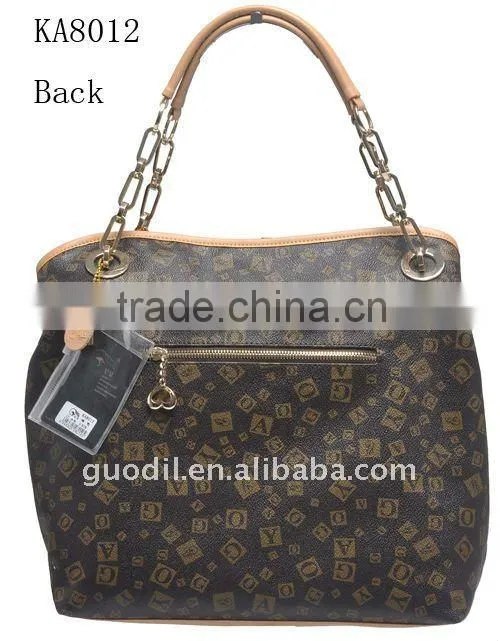 2012 the NEWEST and fashion lady PVC handbags in classical design