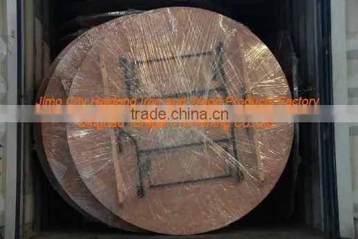 Round Plywood Folding Banquet Table