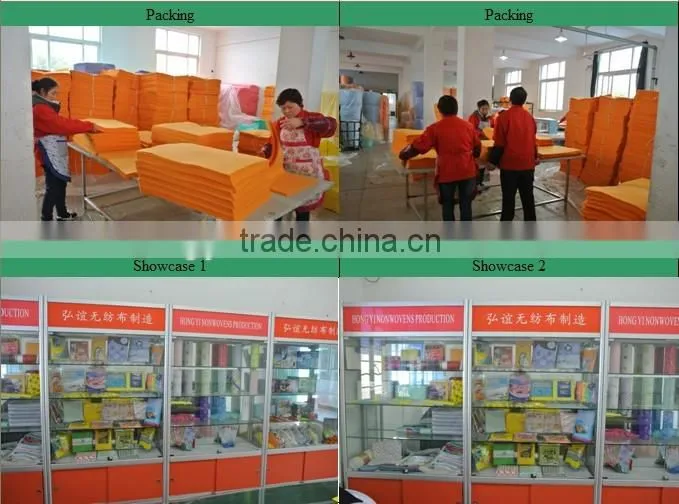Super water absorbent non-woven printed floor duster cloth