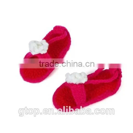 Wholesale Baby Handmade Crochet Shoes Supplier for 1-10 months old S-0035