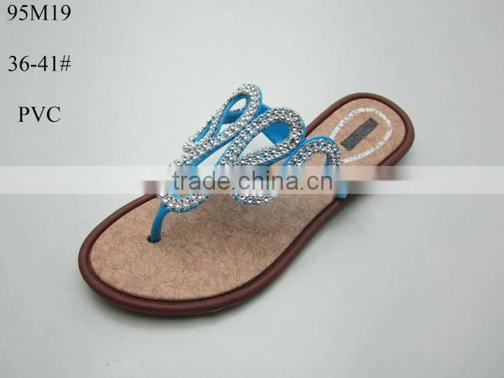 cheap and functional pvc foam shoe with brown sole