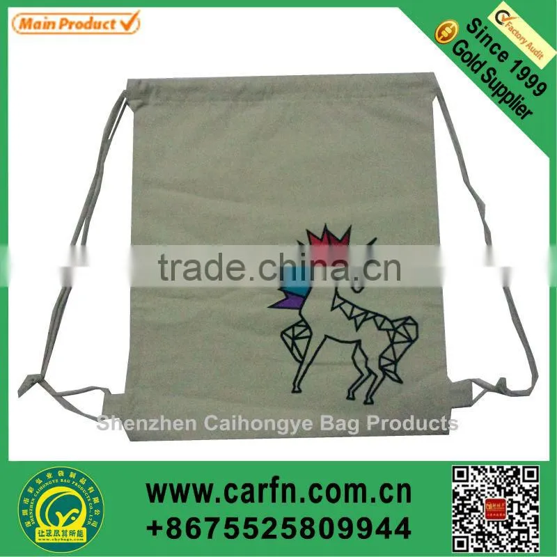 custom printed canvas small gift bags