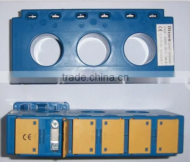 New design!! D363,D364 Three Phase DIN rail current transformer