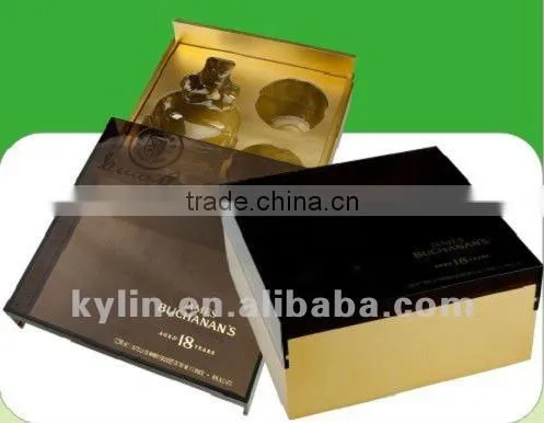 Plastic square high quality slid wine package