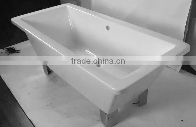 Square Bathtub Free Standing Acrylic Bathtub