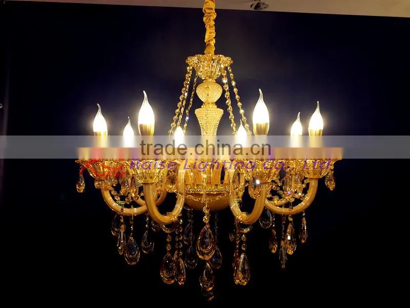 Factory Wholesale European Style Crystal Drops Pendant Lamp