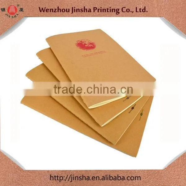 Kraft Paper Cover Custom Print Journals and Blank Diary Notebook