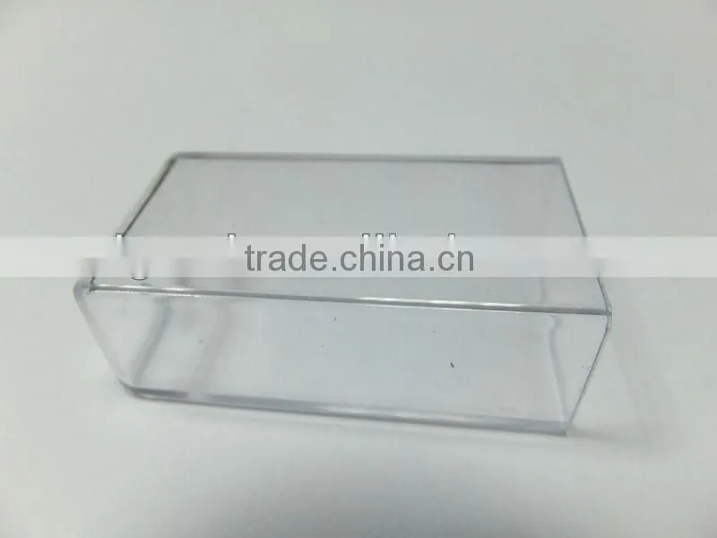 the plastic transparent packaging box
