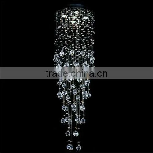 Excellent Clear Crystal Pendant Line Light & Led Light