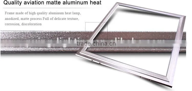 high quality wire or clasp flat 36w 60cm x 60cm LED panel lighting