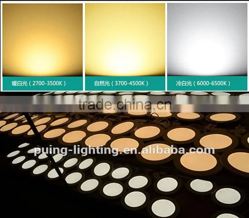 SMD 2835 high quality 85-265V slim led panel light 3w 6w 9w 12w 15w 18w 24w
