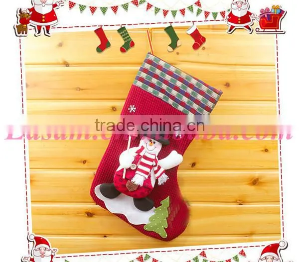 Gift party festival occasion candy package christmas stocking for decoration