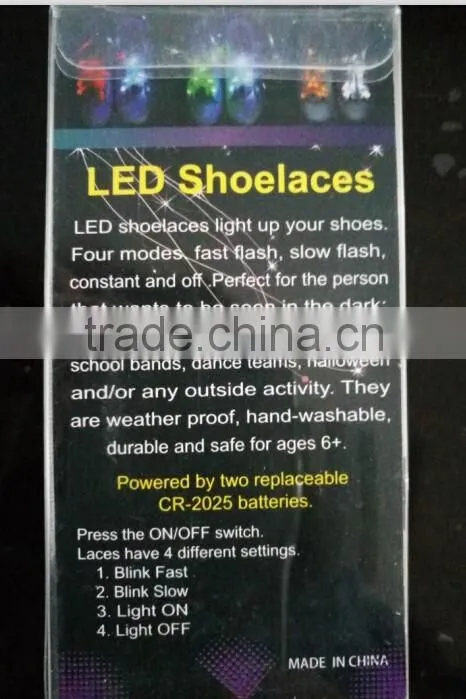 LED Light Shoelaces , LED Laces
