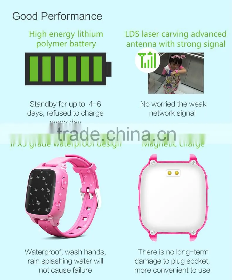 i8G GPS child watch Wristwatch smart phone for IOS Andriod custom watch mobile phone