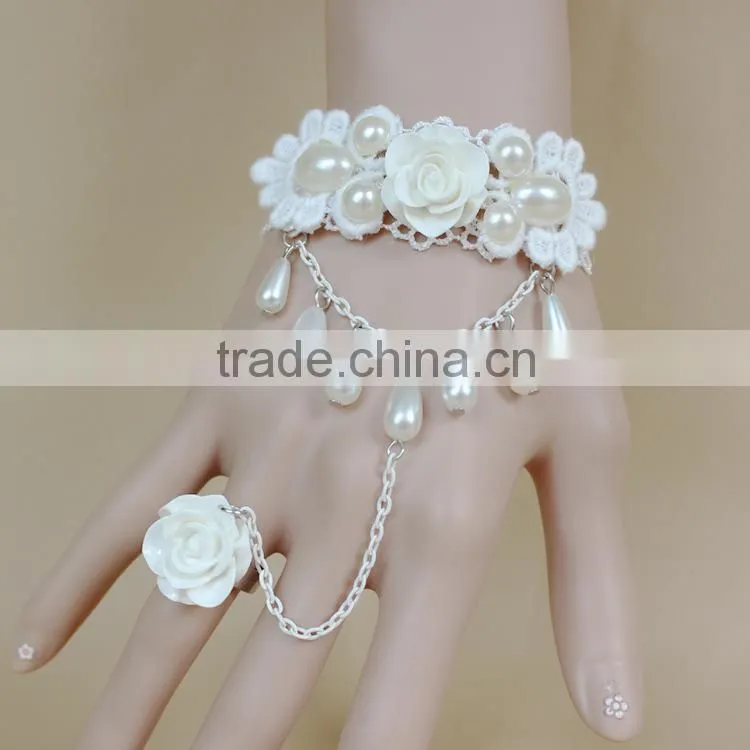 good quality heart bufferfly design wholesale italy lace bracelet