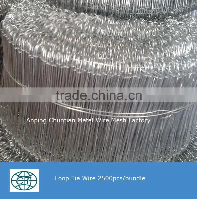 Low Price galvanized double loop tie wire for binding wire