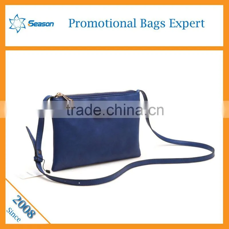 Women fashion long strip shoulder handbag PU bags shoulder bag in stock