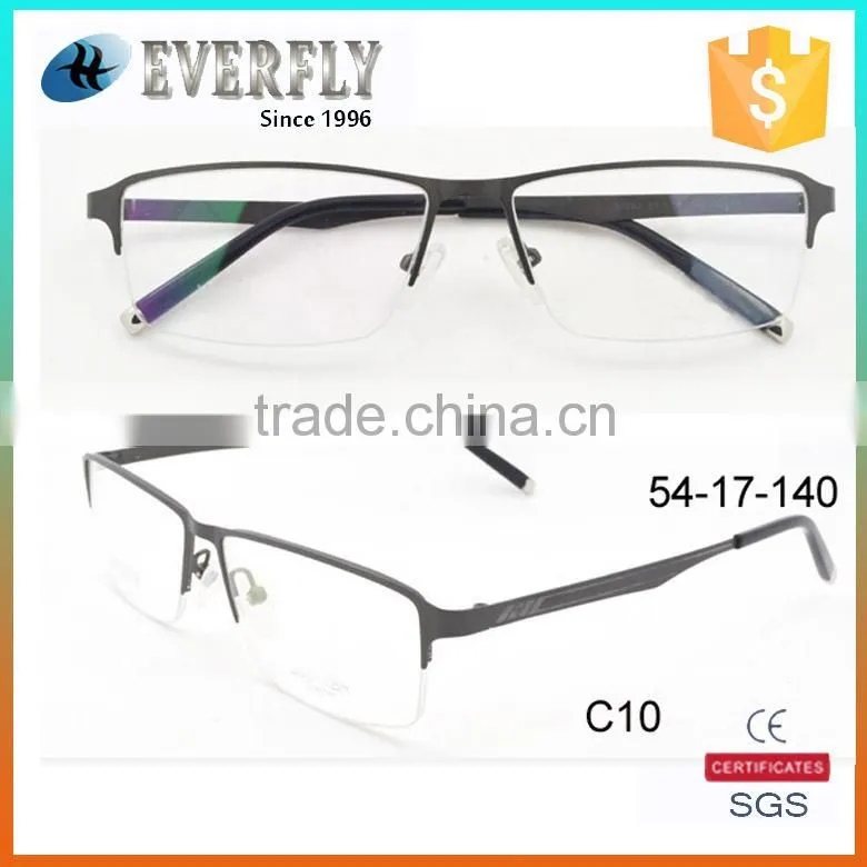 2015 new design for men fashion metal optical frame with CE SGS