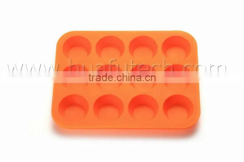 12 cup silicone cake mold silicone muffin pans