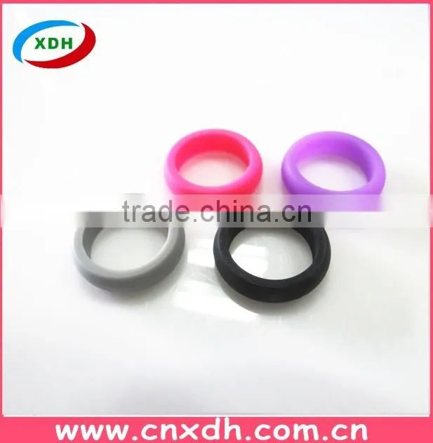 Safe and durable silicone wedding/engament band ring for women