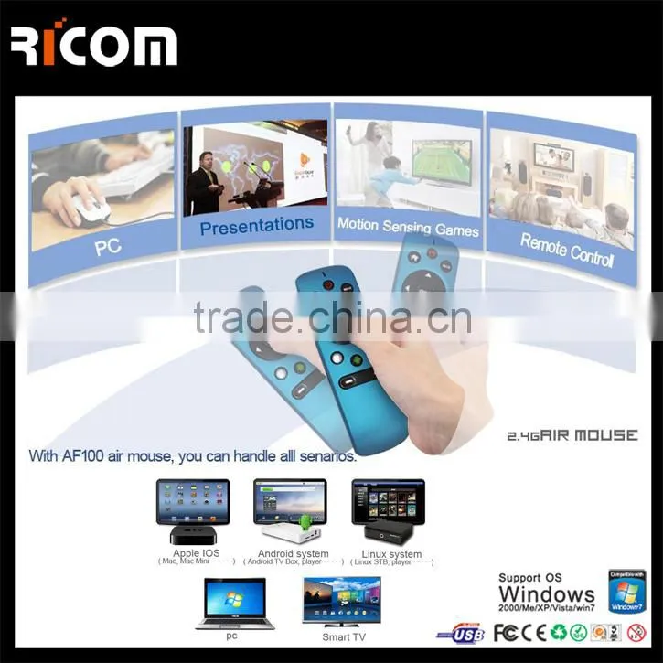 remote control air mouse,wireless remote control mouse,tv remote control mouse--T31--Shenzhen Ricom
