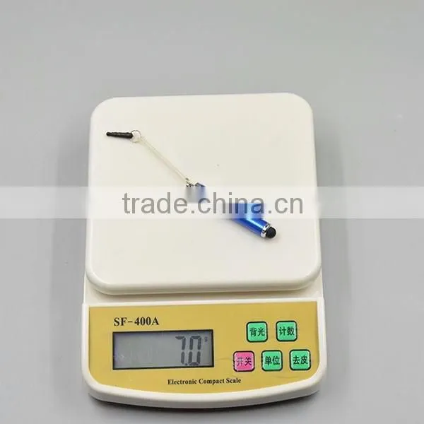 Custom Logo Mini Stylus Pen for Cellphone with Dust Plug