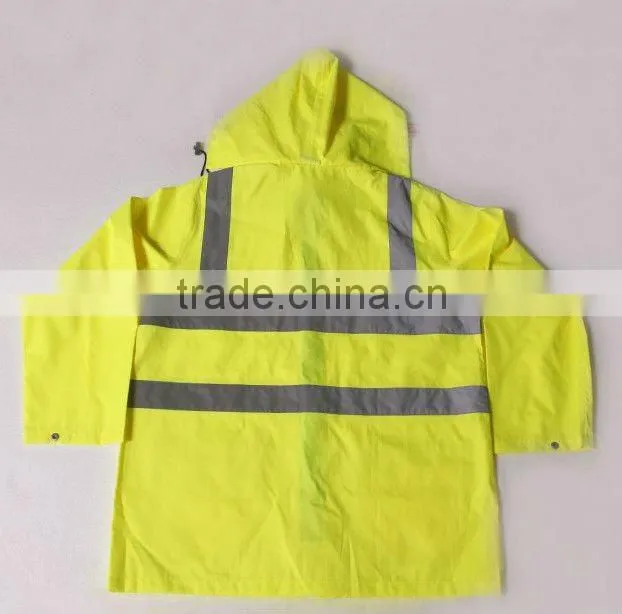 Yellow reflectitive material long-sleeves workwear
