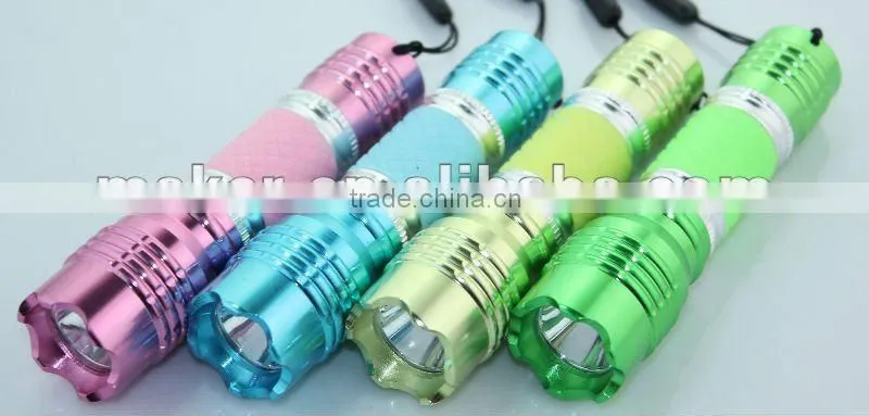 1pc Straw Hat LED Aluminum flash light torch