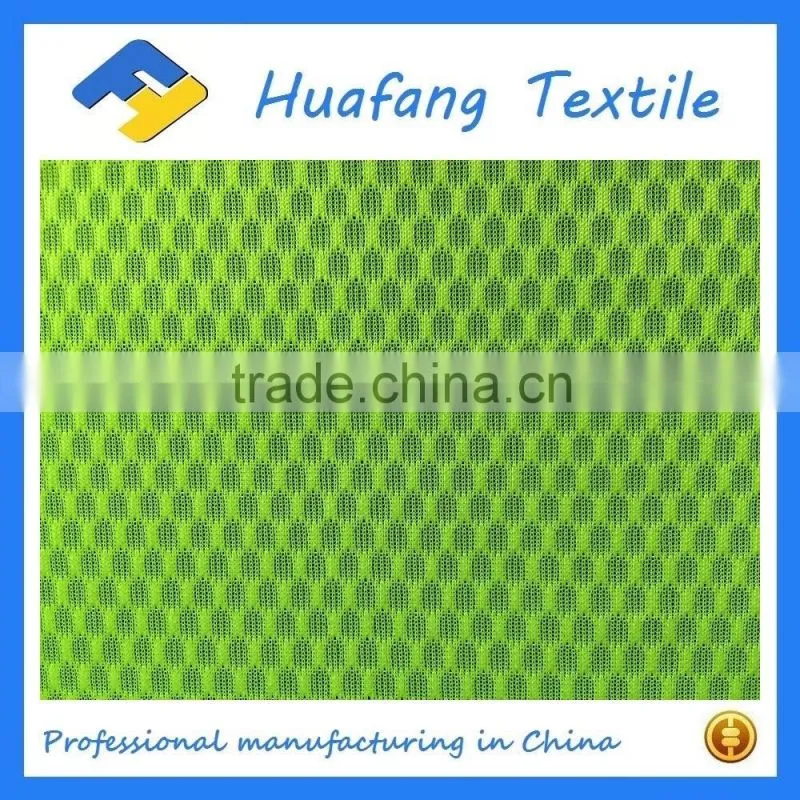 antibacterial polyester knitted sandwich mesh fabric for insoles