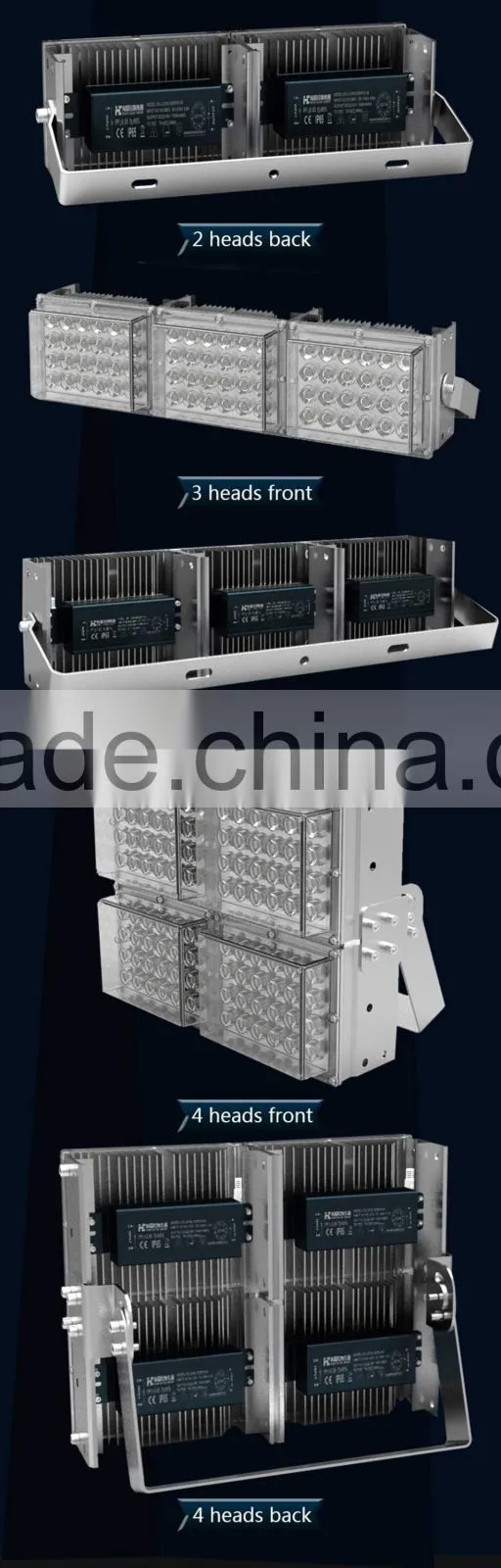 Square Parking Lot Hotel Traffic Road Monitoring IP67 Outdoor Waterproof 30W 60W 90W 120W 192W Spot Light Spotlight