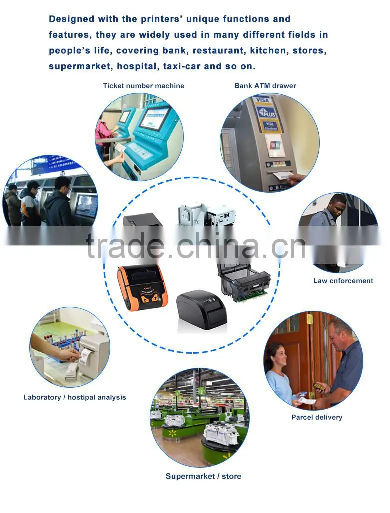 80mm window receipt printer