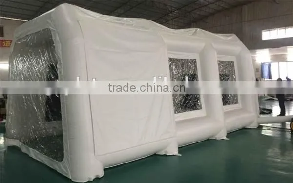 Super quality white color inflatable paint booth / inflatable car garage tent