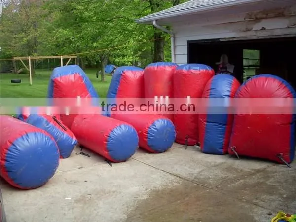 colorful inflatable air bunker,interesting inflatable paintball bunker,inflatable psp paintball bunker