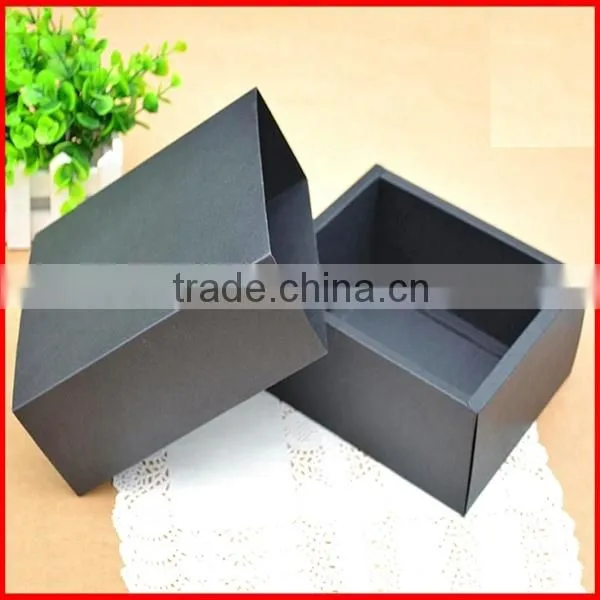 Custom Black Card Paper Gift Box Drawer Packing Wholesale