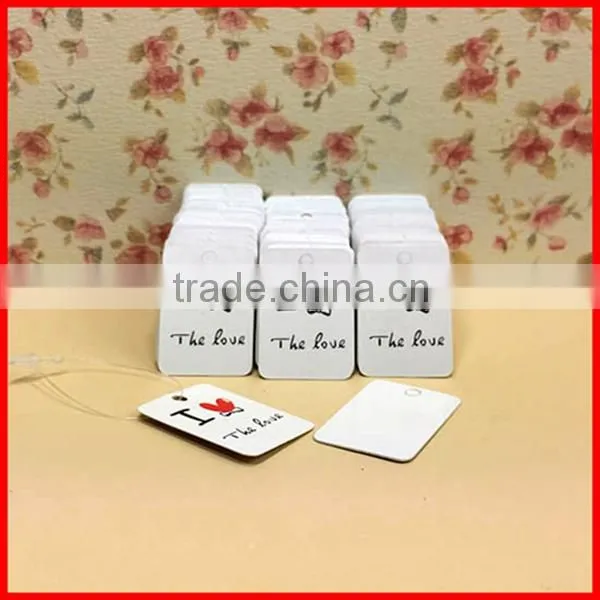 Top Design Black Custom Hang Tags Samples Wholesale Manufacture for sale