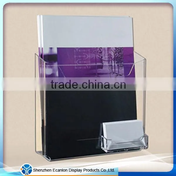 Acrylic counter book display racks